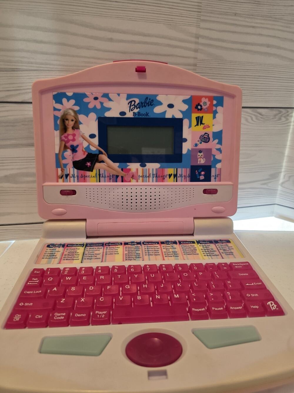 Barbie B-Book Laptop Educational Toy Vintage